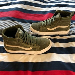 SK8-HI MTE Sneaker Skate Leather Winterboots Green